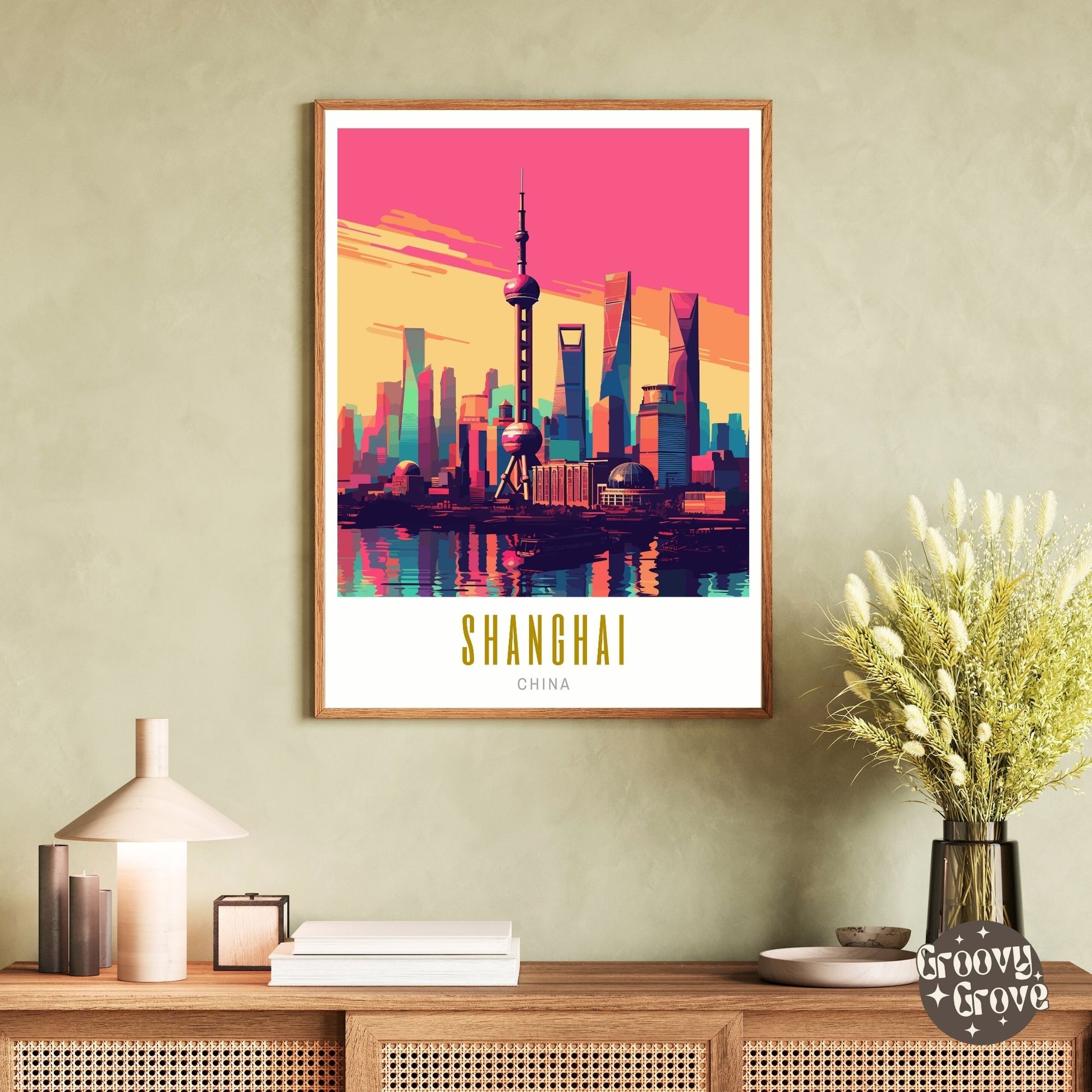 Shanghai China Poster - GroovyGrove