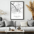 Augusta Georgia City Map Poster - GroovyGrove