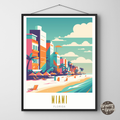 Miami Florida Poster - GroovyGrove