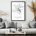 Corvallis Oregon City Map Poster - GroovyGrove