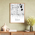 Edina Minnesota City Map Poster - GroovyGrove