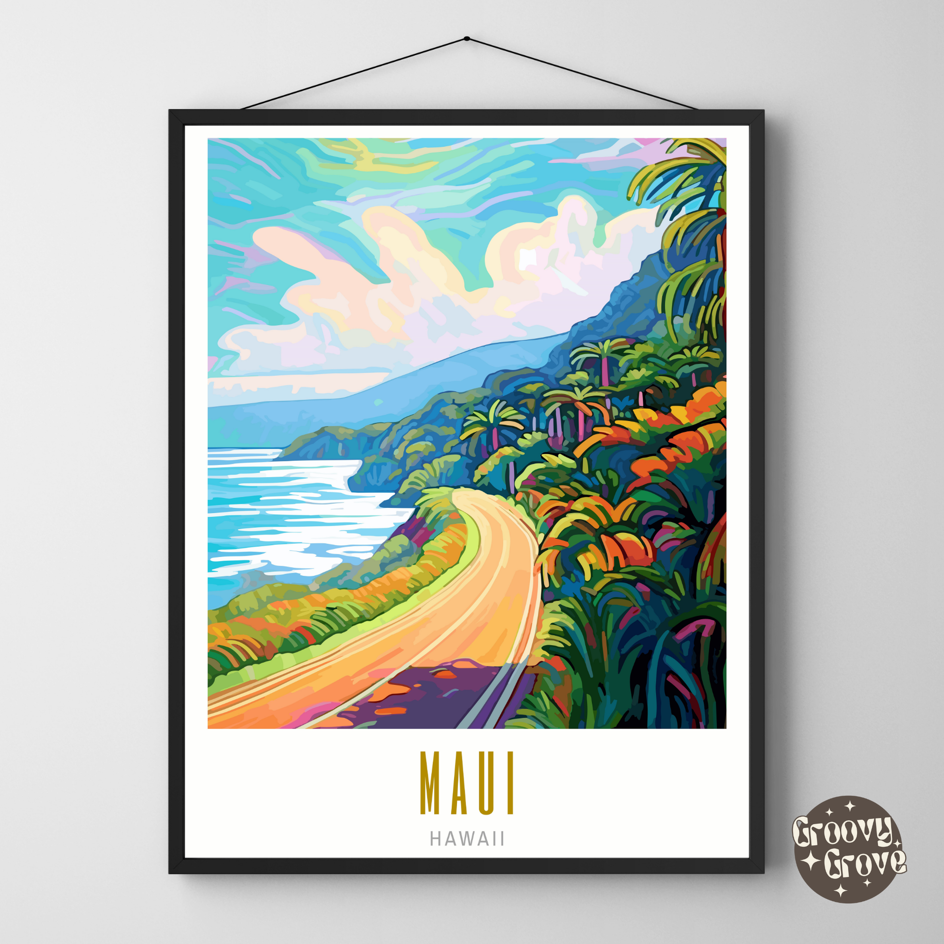 Maui Hawaii Poster - GroovyGrove