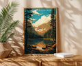 Rocky Mountain National Park Retro Poster - GroovyGrove