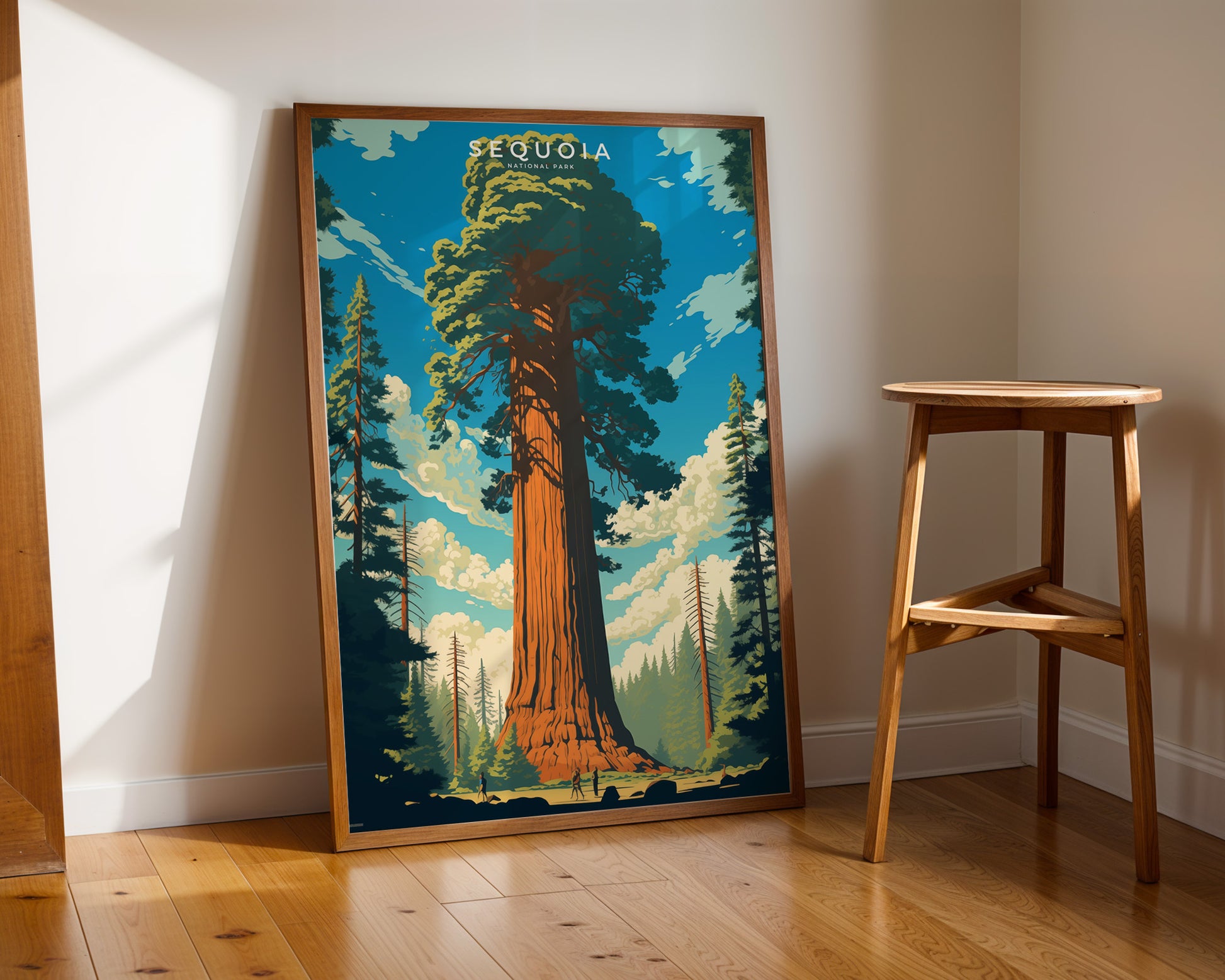 Sequoia National Park Retro Poster - GroovyGrove