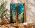 Sequoia National Park Retro Poster - GroovyGrove