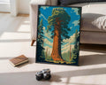 Sequoia National Park Retro Poster - GroovyGrove