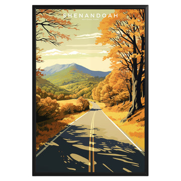 Shenandoah National Park Retro Poster - GroovyGrove