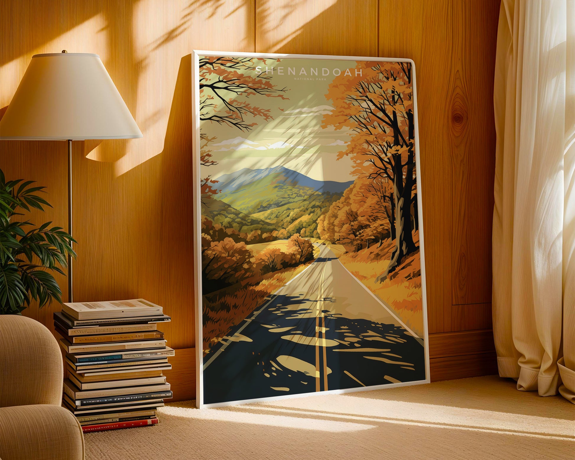 Shenandoah National Park Retro Poster - GroovyGrove