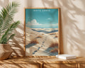 White Sands National Park Retro Poster - GroovyGrove