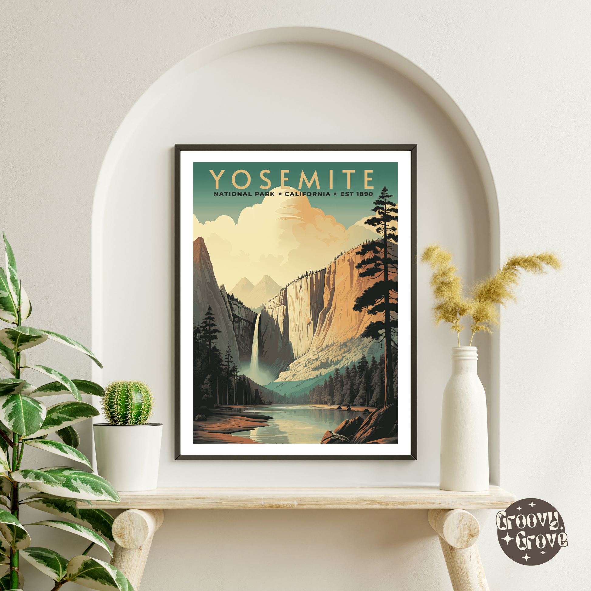 Yosemite National Park Vintage Poster - GroovyGrove