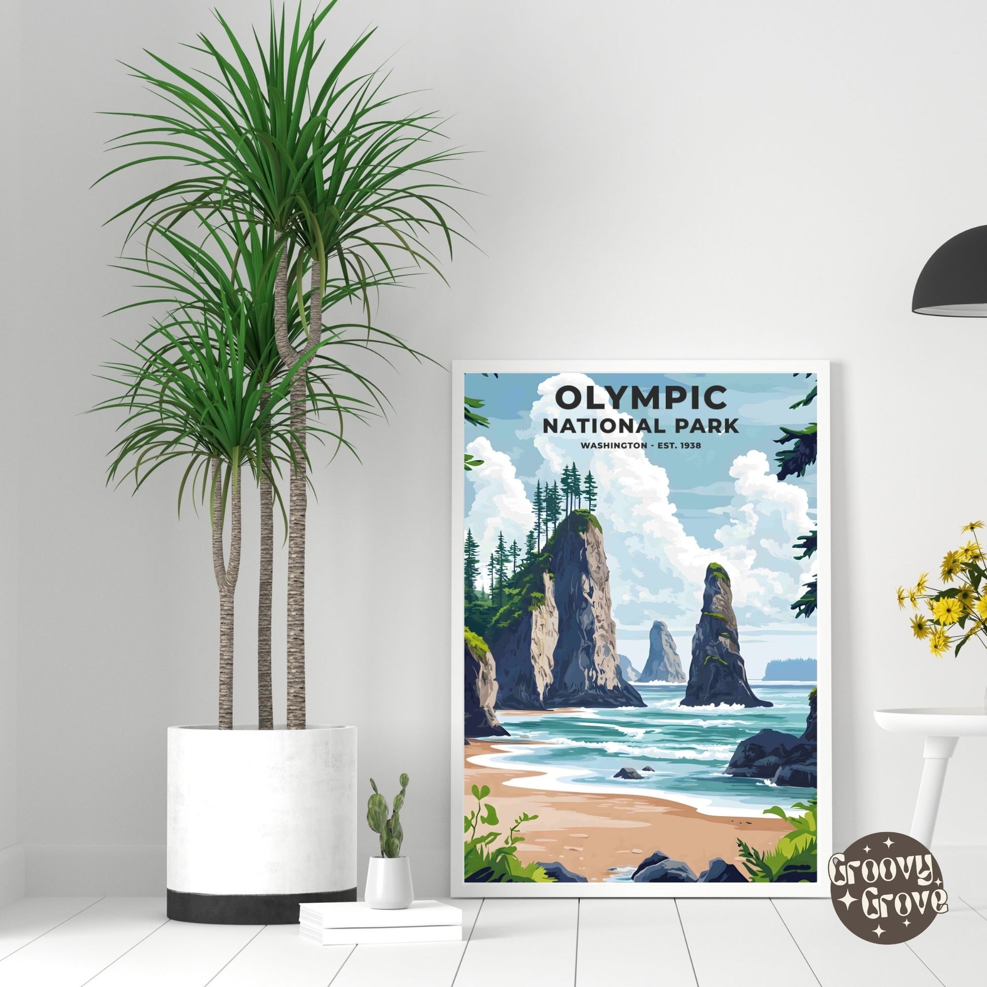 Olympic National Park Poster - GroovyGrove