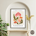 Minnesota Flower Market Poster - GroovyGrove