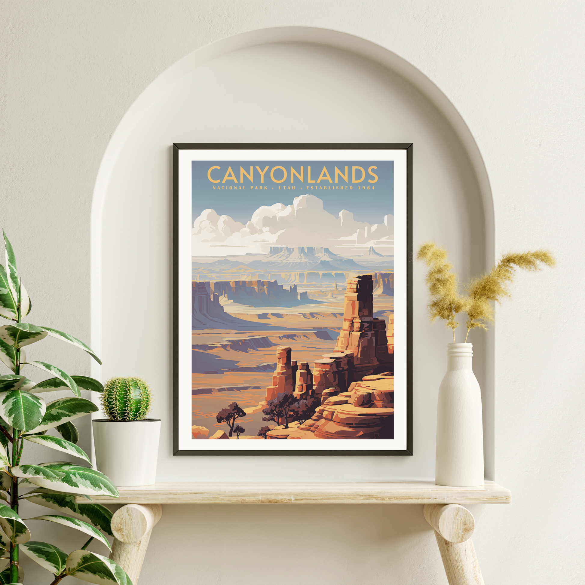 Canyonlands National Park Vintage Poster - GroovyGrove