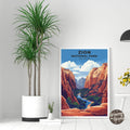 Zion National Park Poster - GroovyGrove