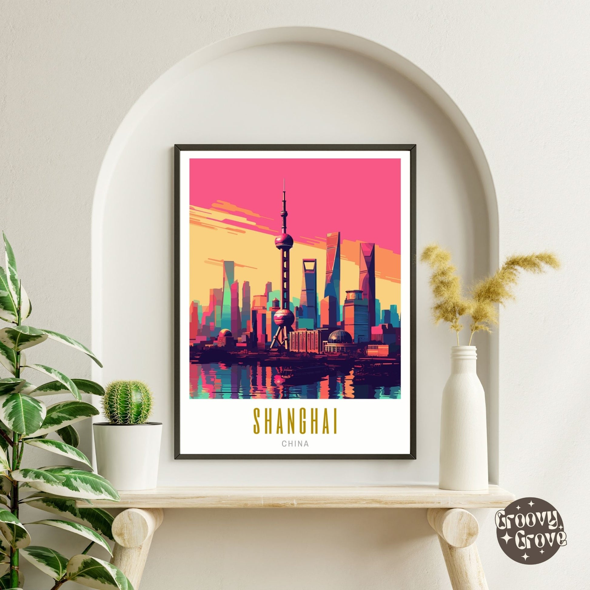 Shanghai China Poster - GroovyGrove