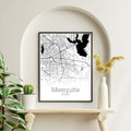 Mesquite Texas City Map Poster - GroovyGrove