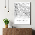 Buena Park California City Map Poster - GroovyGrove