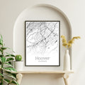 Hoover Alabama City Map Poster - GroovyGrove