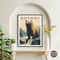 Katmai National Park Vintage Poster - GroovyGrove