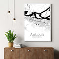 Antioch California City Map Poster - GroovyGrove