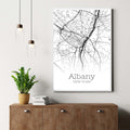 Albany New York City Map Poster - GroovyGrove