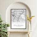 Pico Rivera California City Map Poster - GroovyGrove