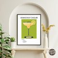 Hemingway Daiquiri Retro Cocktail Poster - GroovyGrove