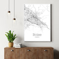 Boise Idaho City Map Poster - GroovyGrove