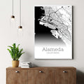 Alameda California City Map Poster - GroovyGrove