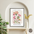 Montana Flower Market Poster - GroovyGrove