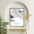 Newark California City Map Poster - GroovyGrove