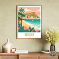 Honolulu Hawaii Poster - GroovyGrove