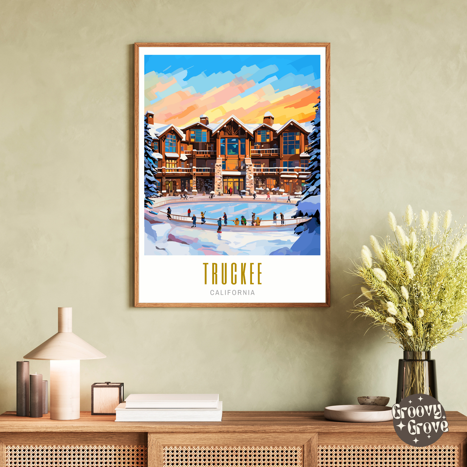 Truckee California Poster - GroovyGrove