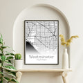 Westminster California City Map Poster - GroovyGrove