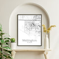 Wellington Florida City Map Poster - GroovyGrove