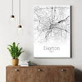 Dayton Ohio City Map Poster - GroovyGrove