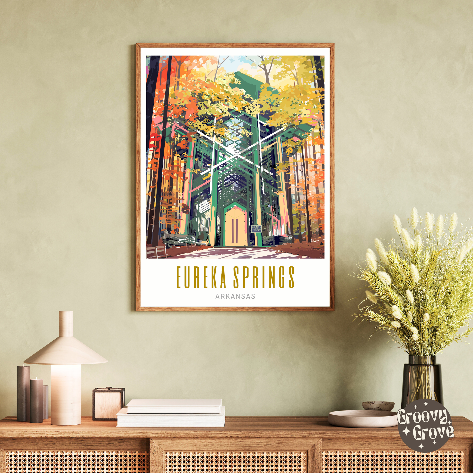 Eureka Springs Arkansas Poster - GroovyGrove