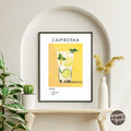 Caipiroska Retro Cocktail Poster - GroovyGrove