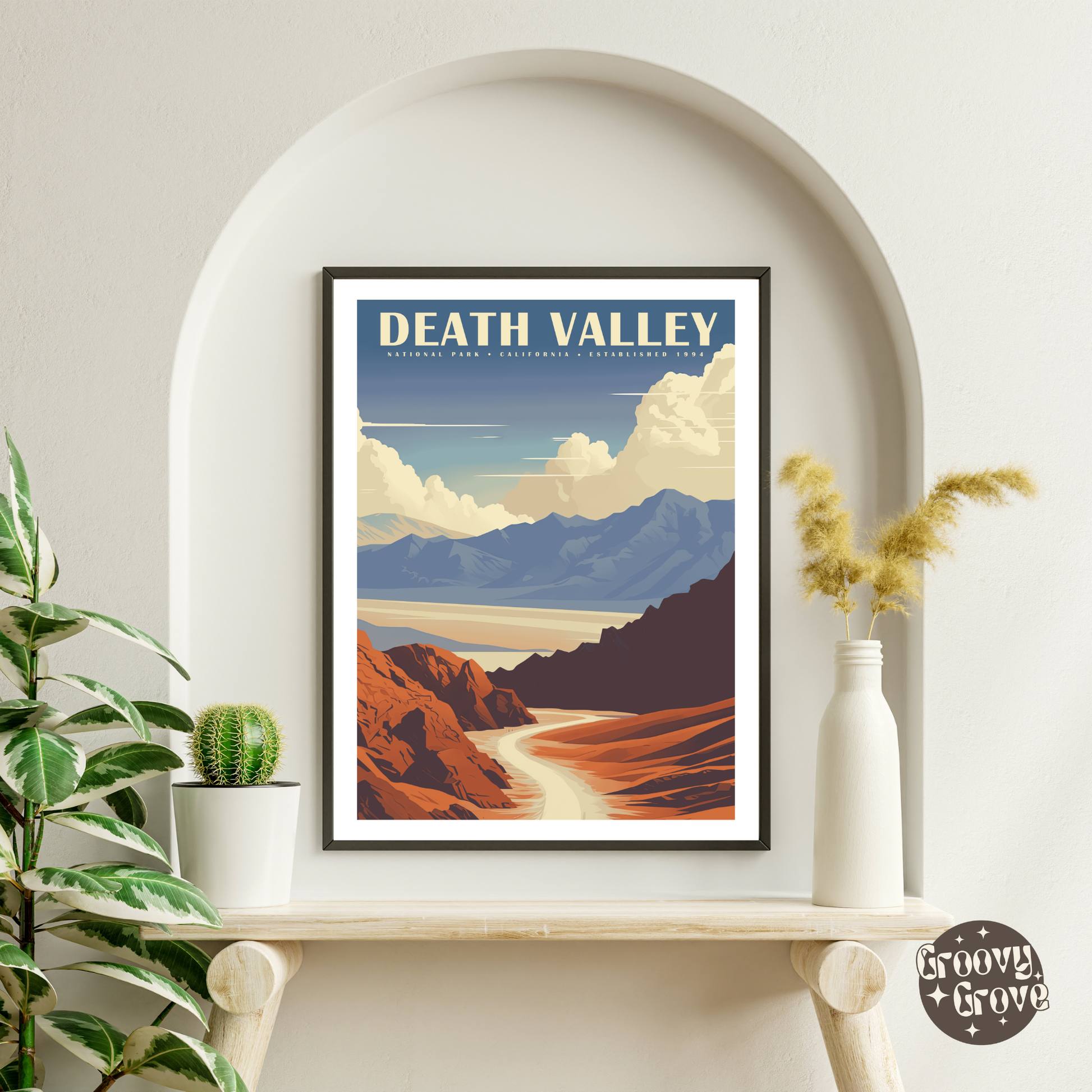 Death Valley National Park Vintage Poster - GroovyGrove