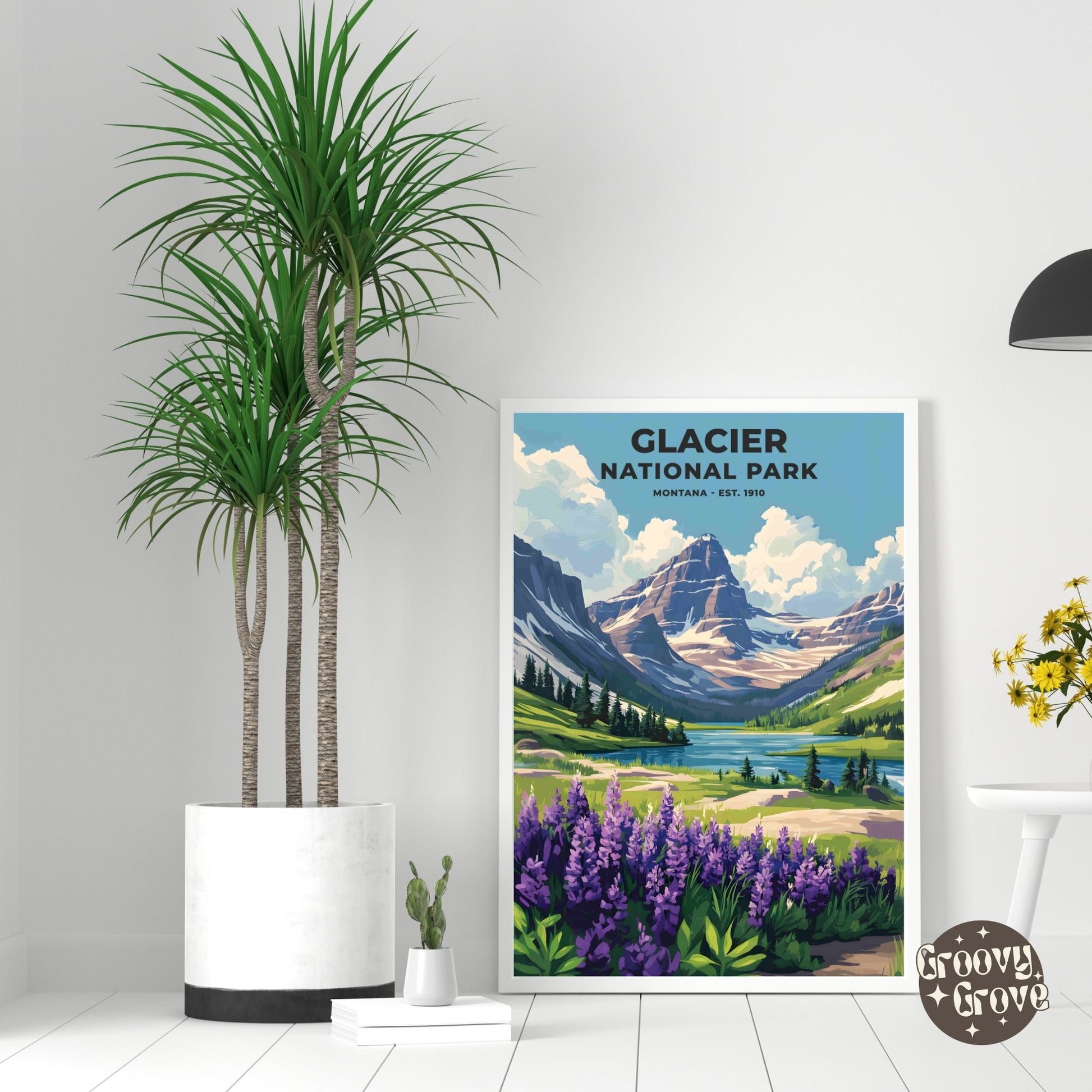 Glacier National Park Poster - GroovyGrove