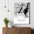 Bayonne New Jersey City Map Poster - GroovyGrove