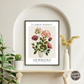 Vermont Flower Market Poster - GroovyGrove