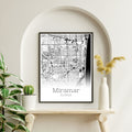 Miramar Florida City Map Poster - GroovyGrove