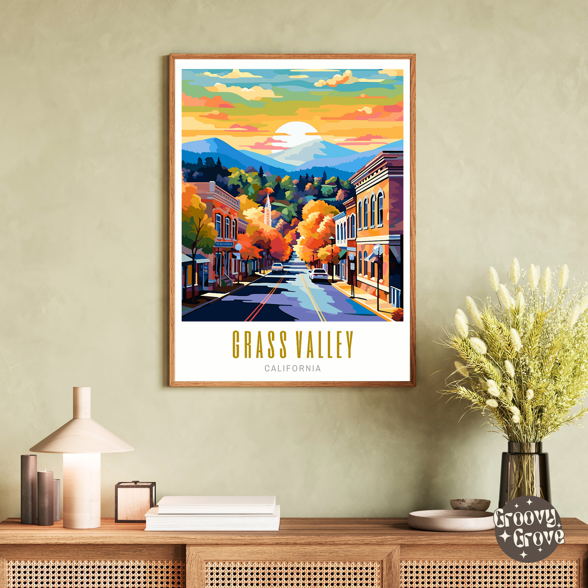 Grass Valley California Poster - GroovyGrove