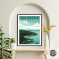 Isle Royale National Park Vintage Poster - GroovyGrove