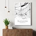 Burnsville Minnesota City Map Poster - GroovyGrove