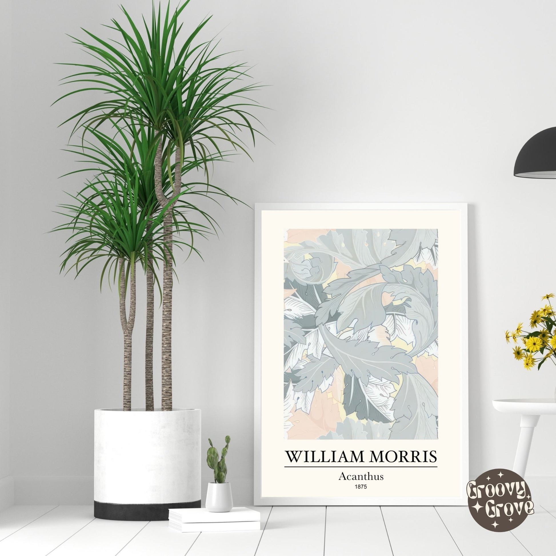 Acanthus 1875 William Morris Poster - GroovyGrove