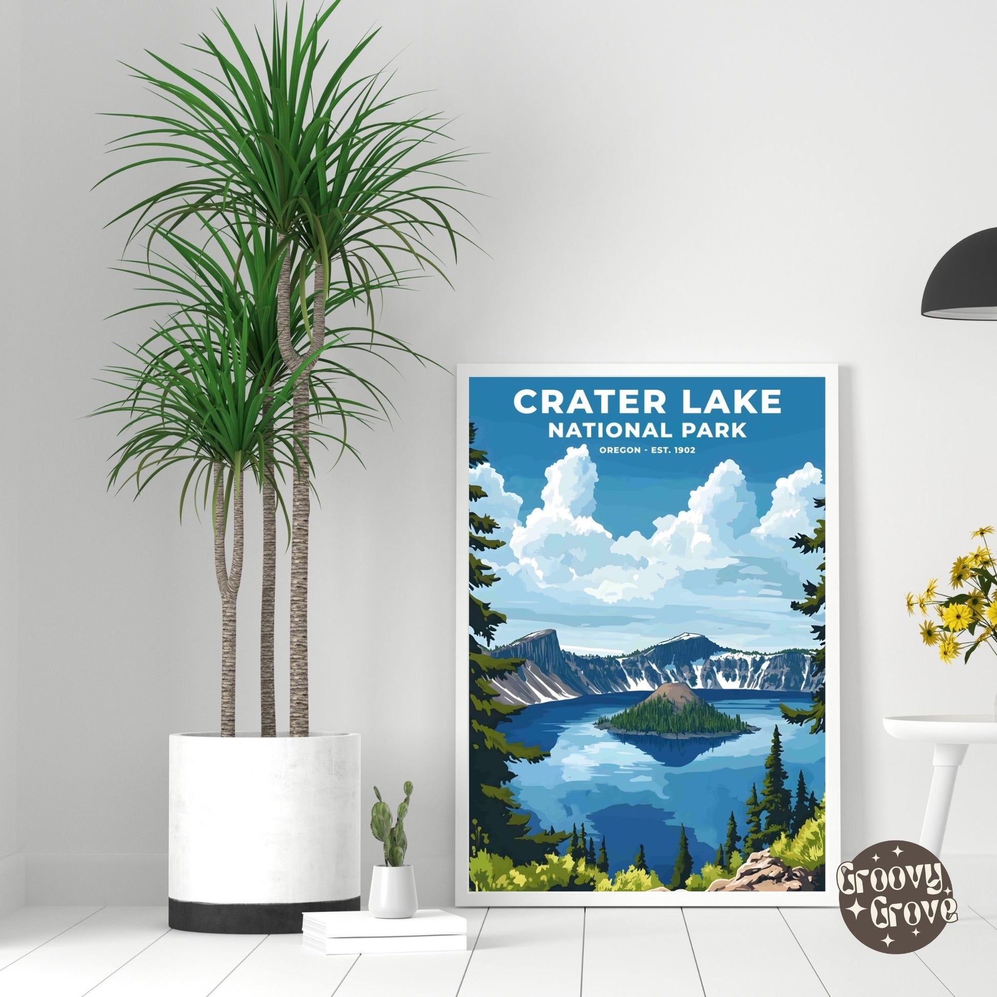 Crater Lake National Park Poster - GroovyGrove