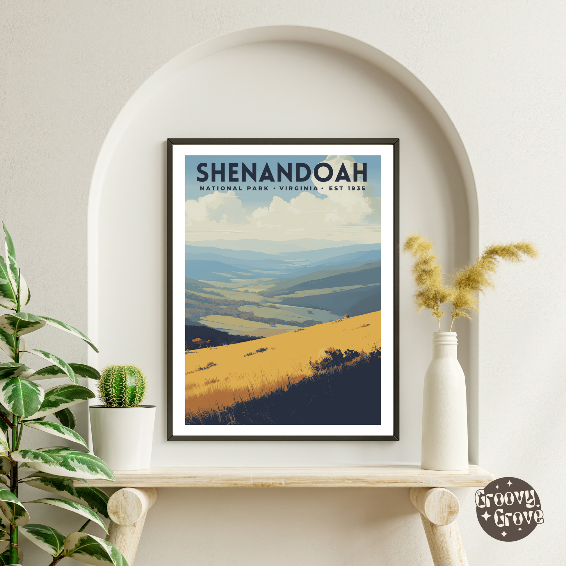 Shenandoah National Park Vintage Poster - GroovyGrove