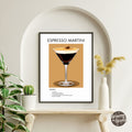 Espresso Martini Retro Cocktail Poster - GroovyGrove